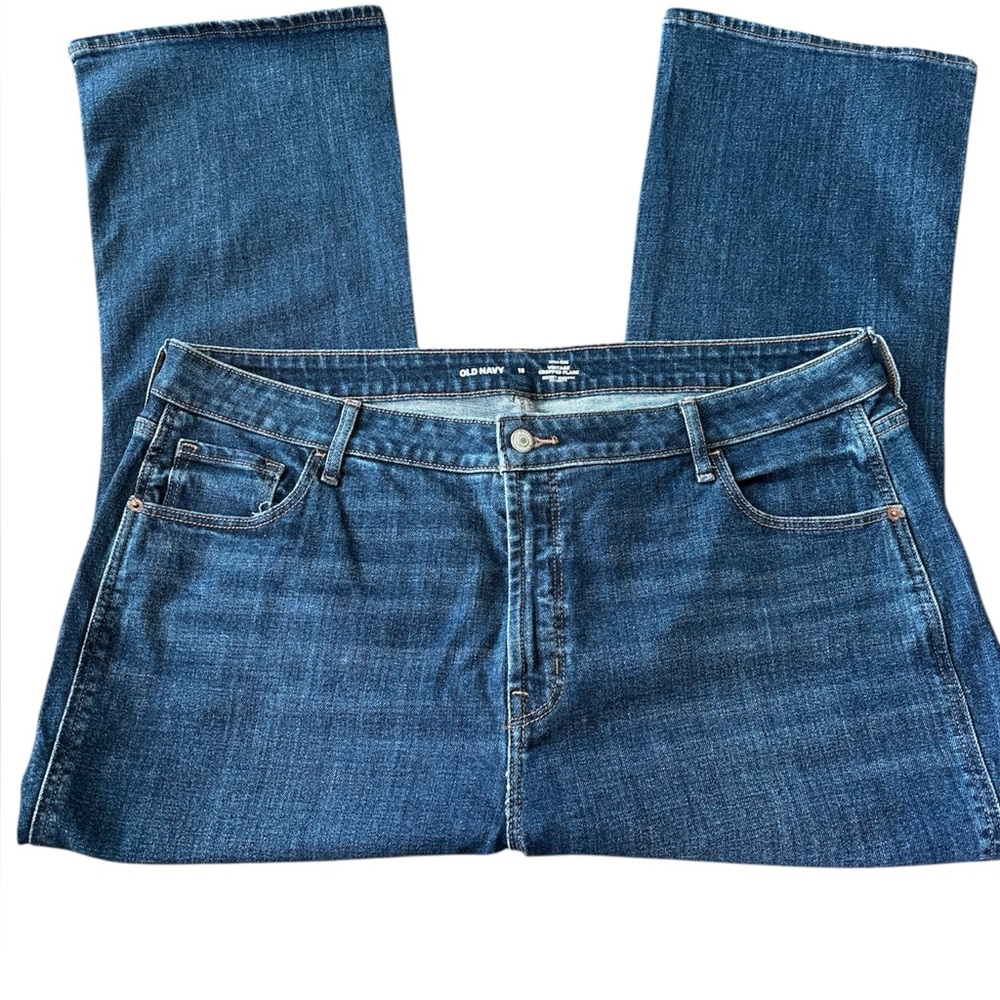 Old Navy high-Rise Vintage Cropped Flare jeans sz 18